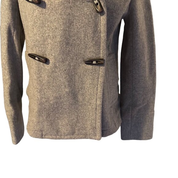Old Navy gray toggle button wool blend coat size XS - Picture 5 of 6